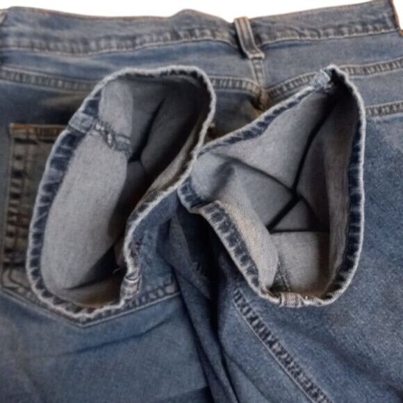 Signature By Levi Strauss W36 L32 Mens Athletic Jeans Medium Wash Blue Denim - Picture 7 of 15